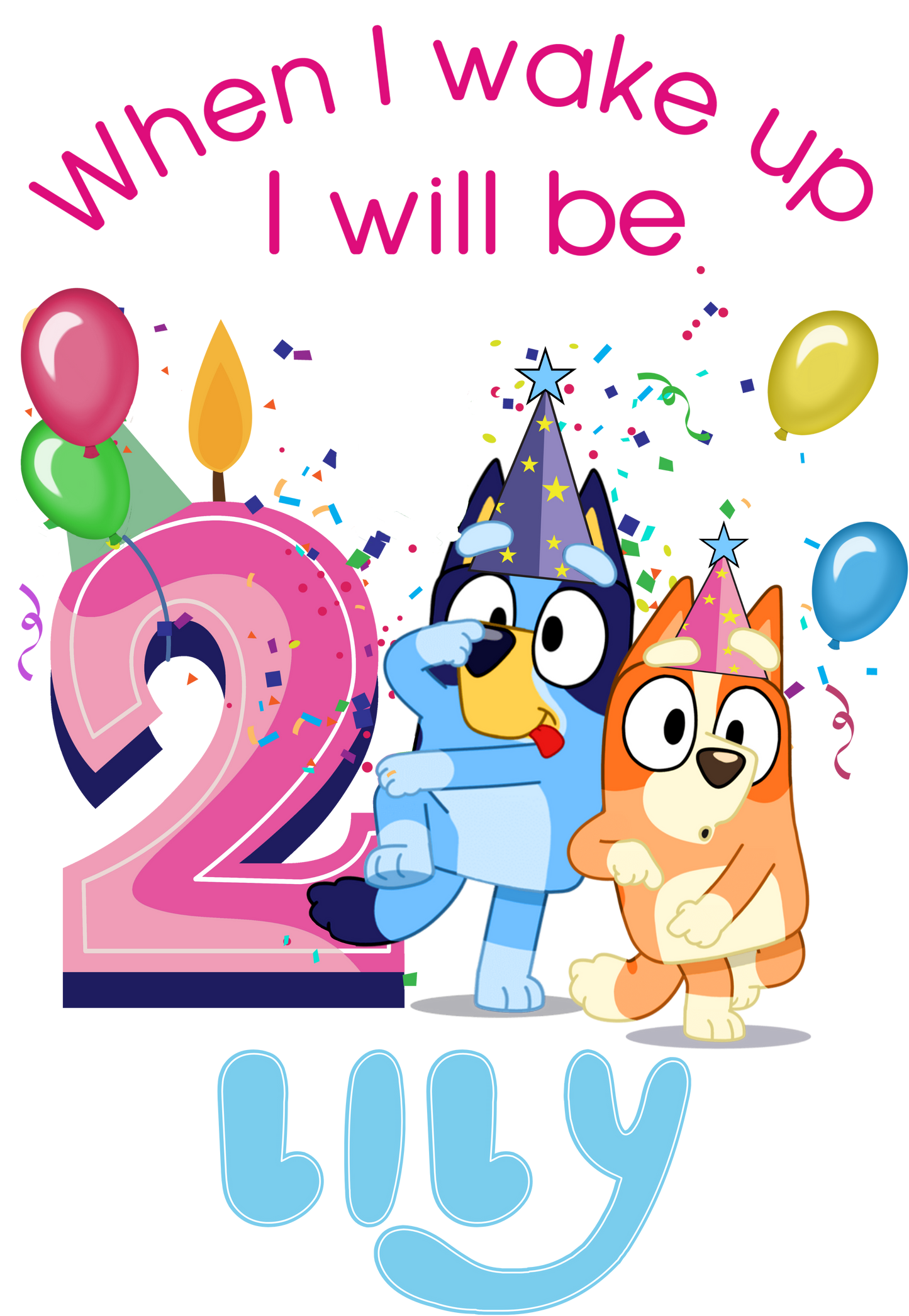 Personalised Bluey Birthday PJ's