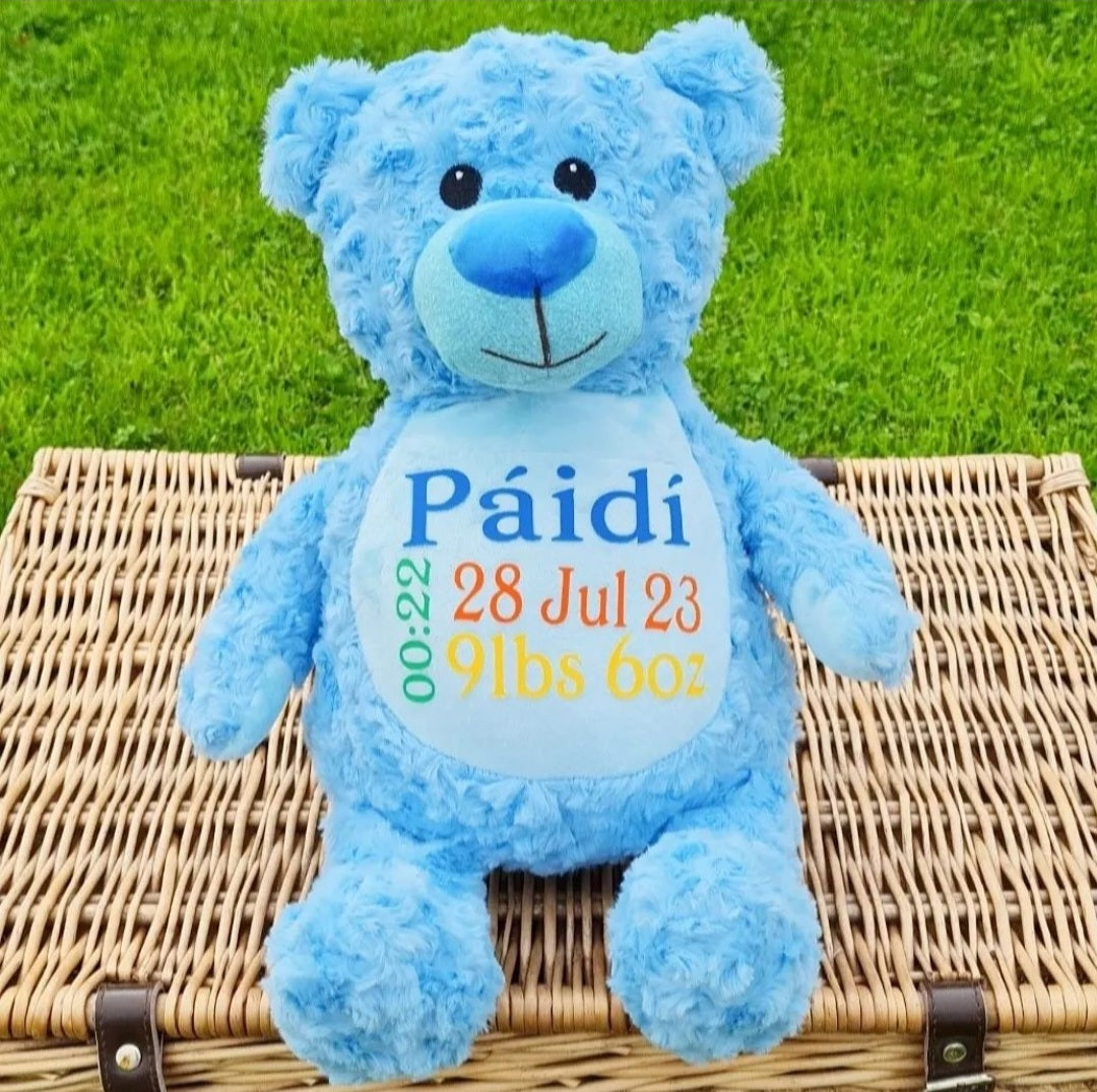 Personalised Blue Bear