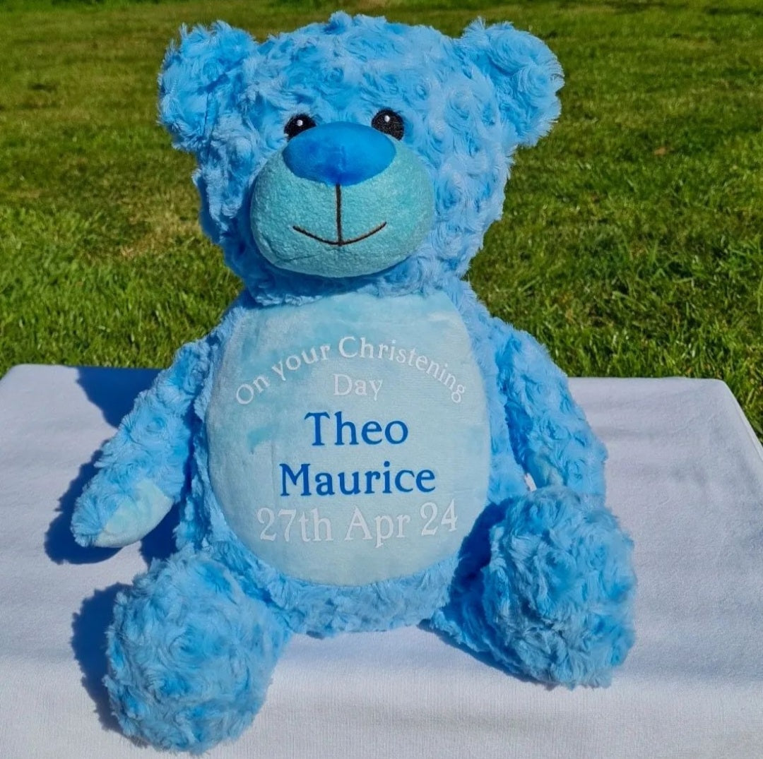 Personalised Blue Bear