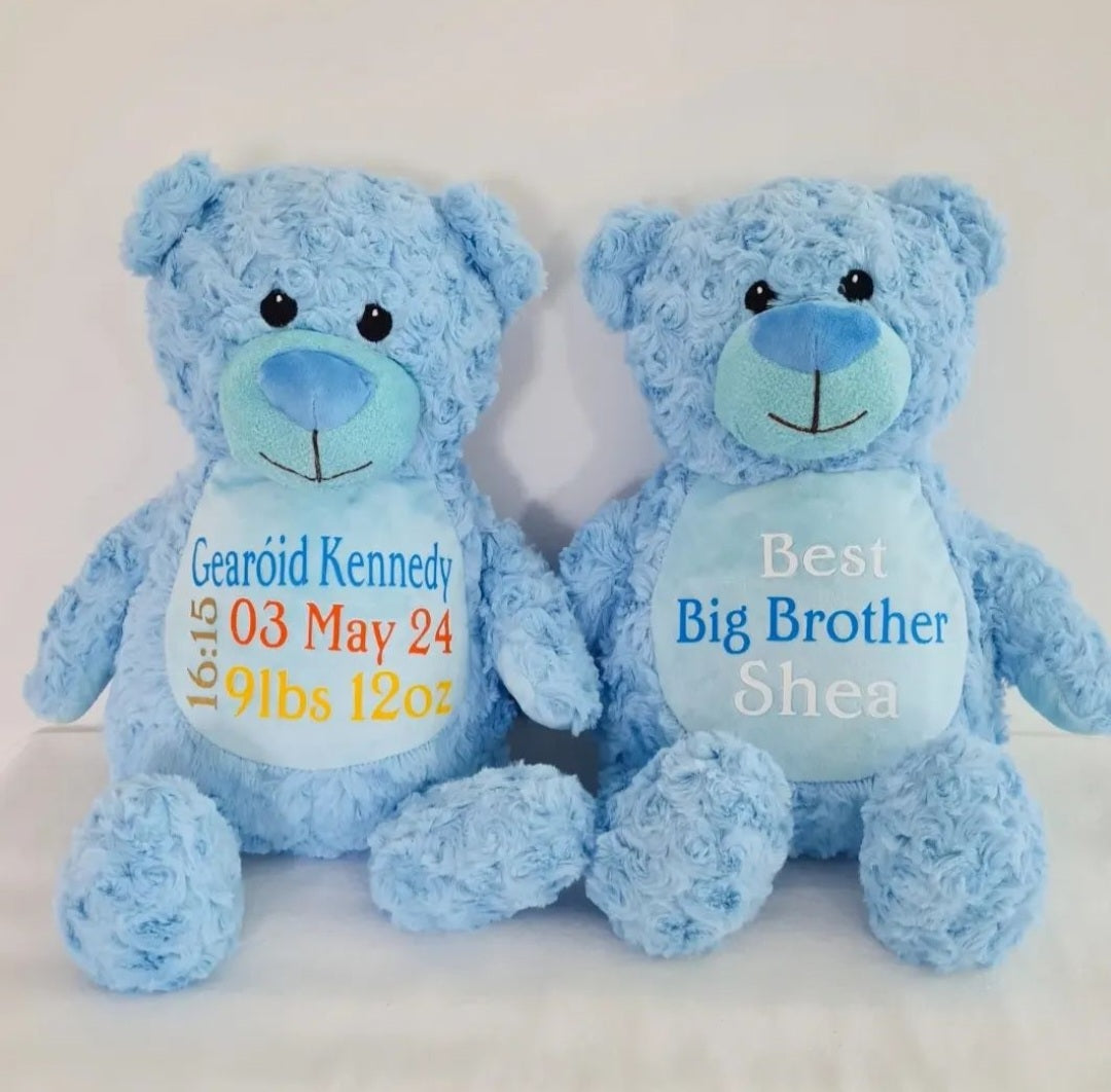 Personalised Blue Bear