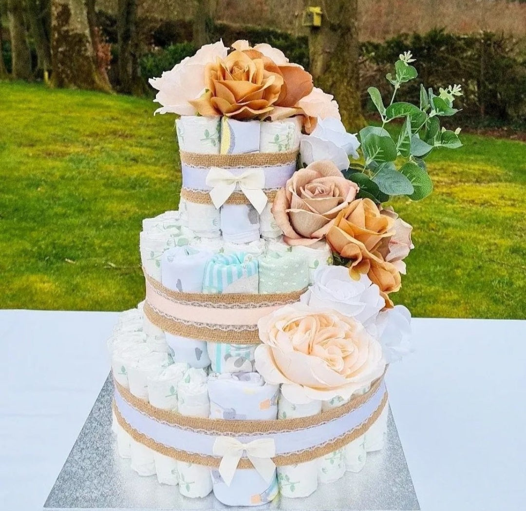 3 Tier Nappy Cake
