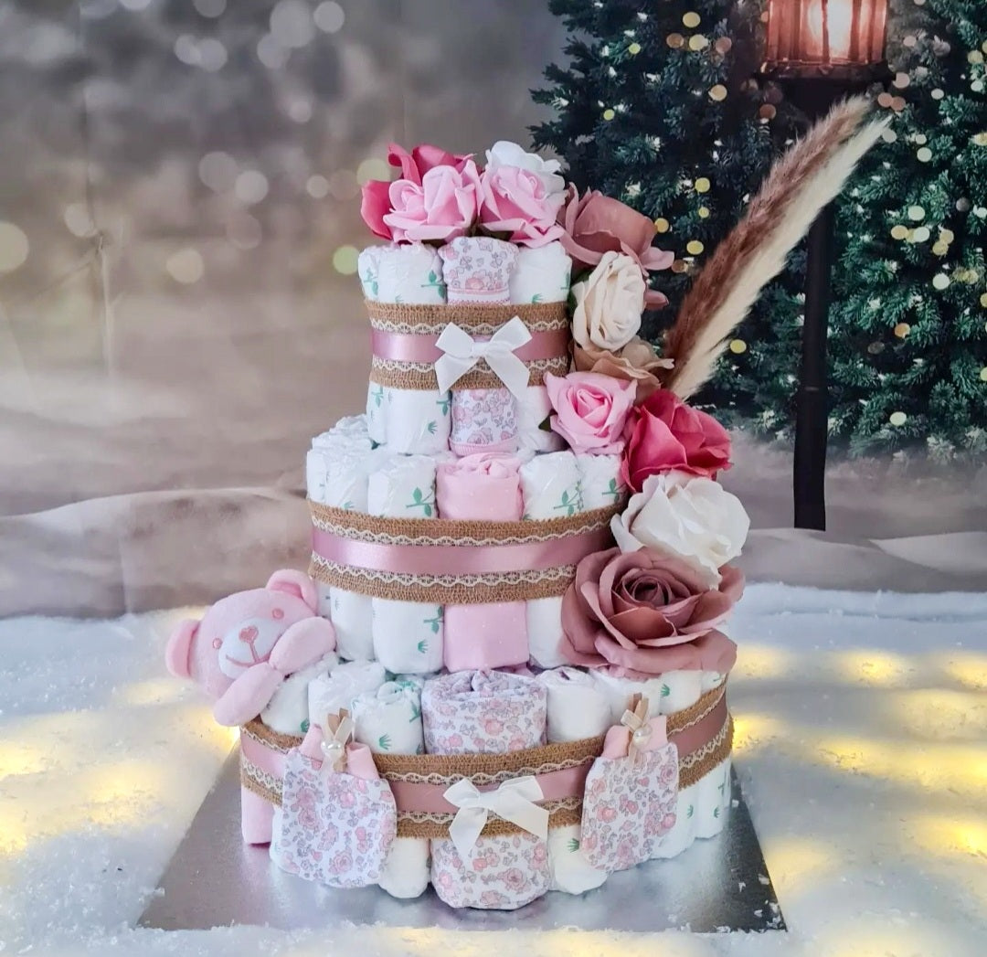 3 Tier Nappy Cake