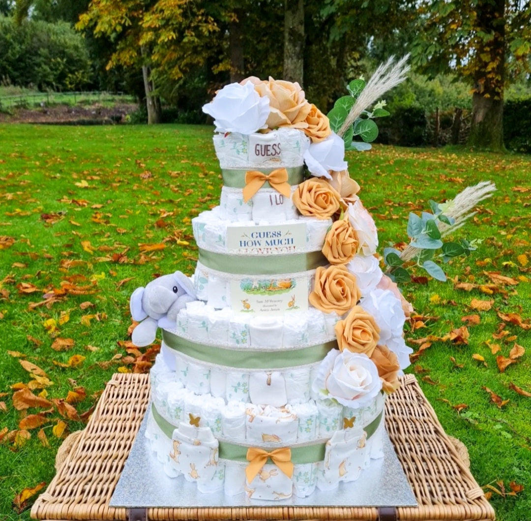 4 Tier Nappy Cake