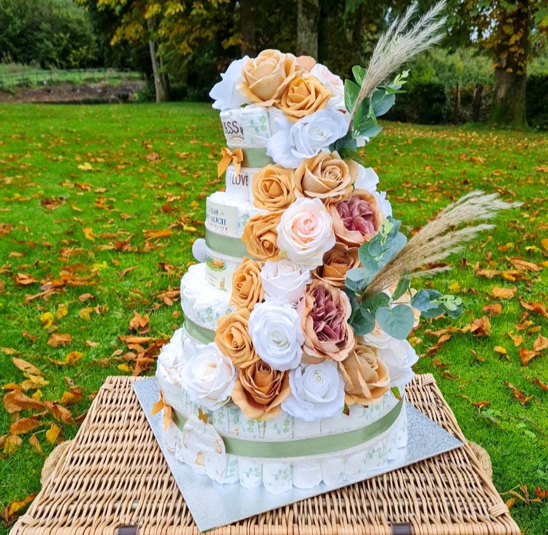 4 Tier Nappy Cake