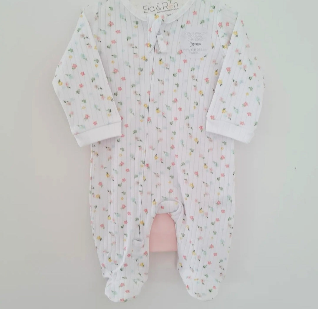 Soft Floral 5 piece Baby Set