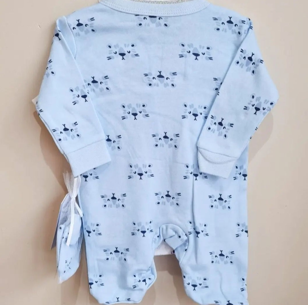 Blue Tiger 5 piece Baby Set