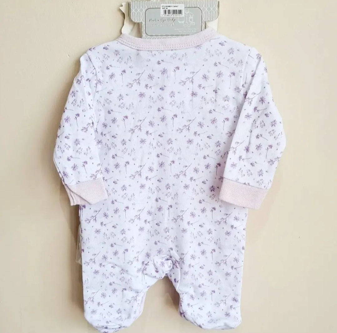 Lilac Wildflower 5 piece Baby Set