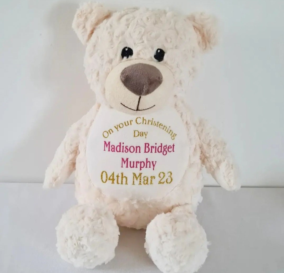 Personalised White Bear