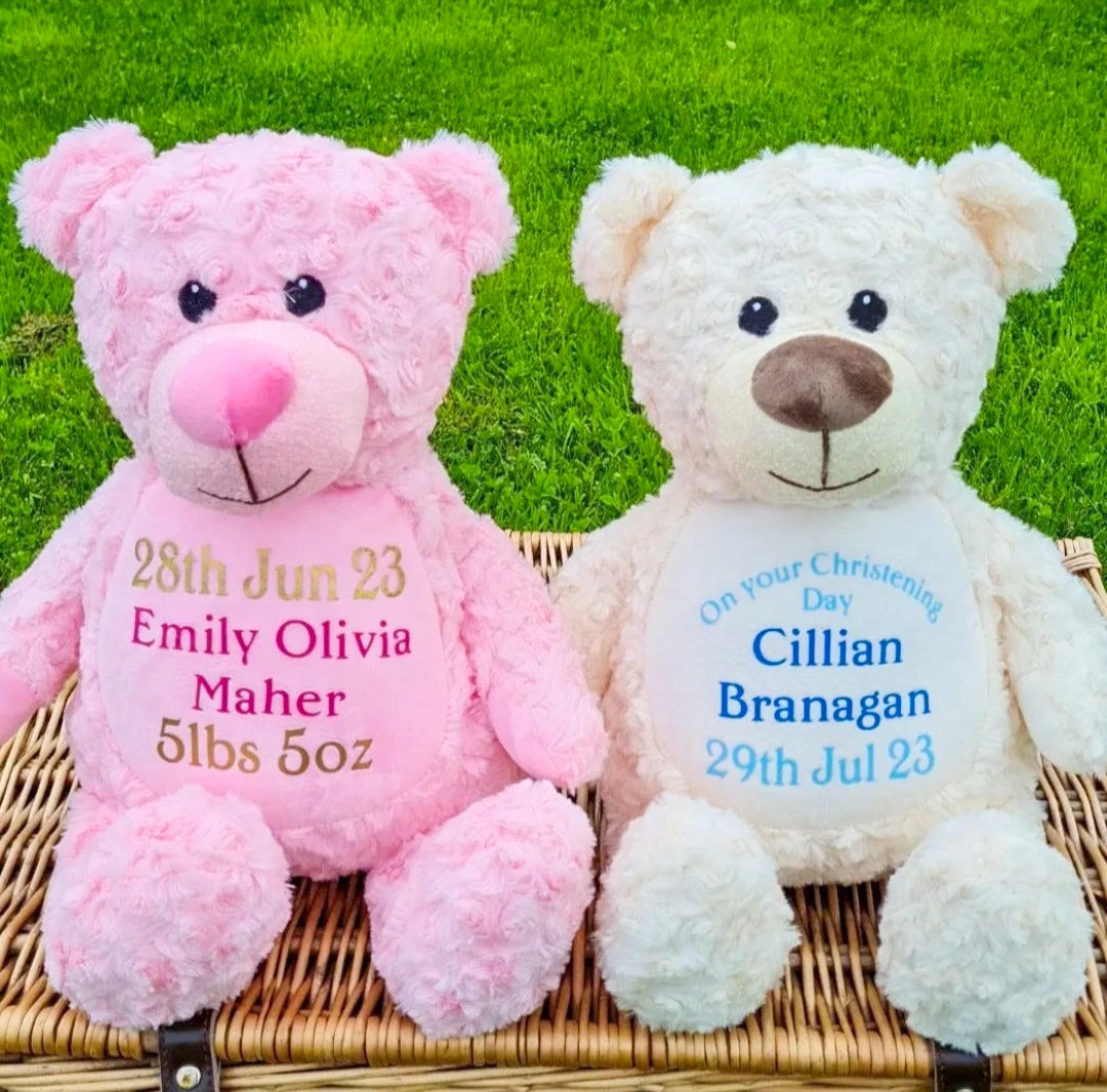 Personalised White Bear