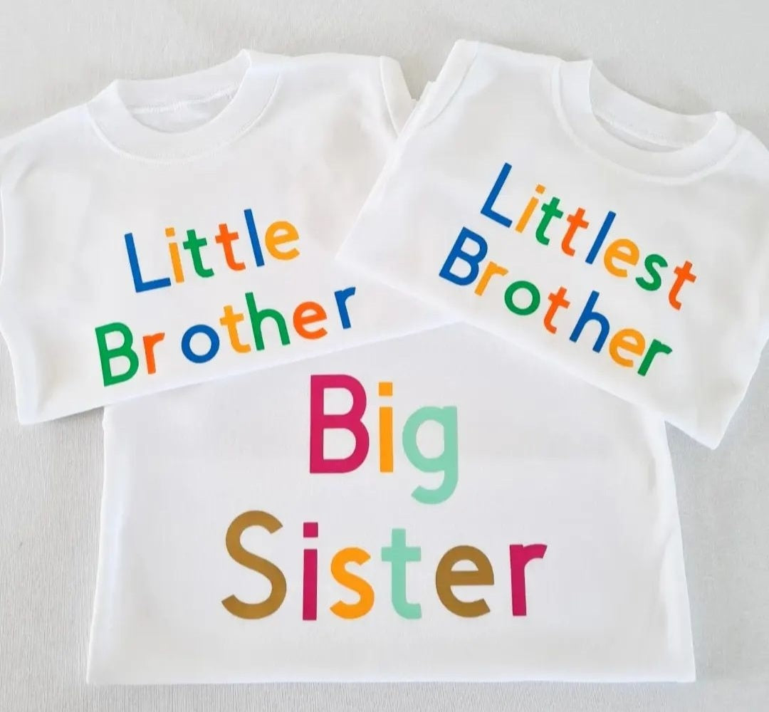 Boys Short Sleeve Matching Relation T-Shirt
