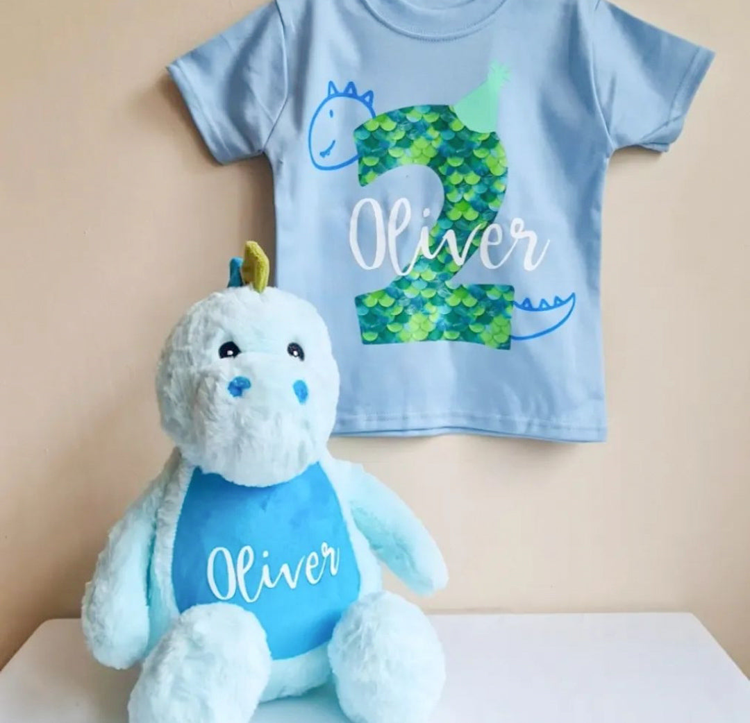 Personalised Dinosaur Bear