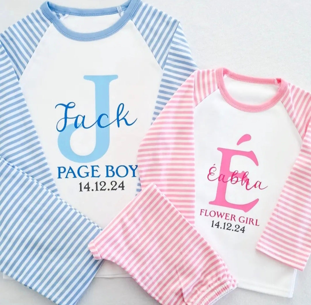 Personalised Flower Girl/Page Boy Pjs