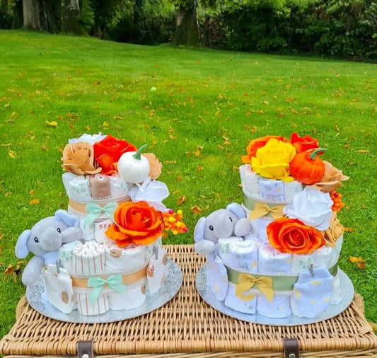 2 Tier Nappy Cake