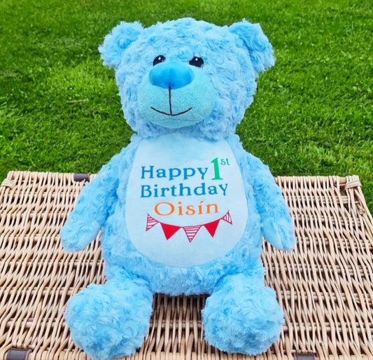 Personalised Blue Bear