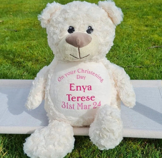 Personalised White Bear