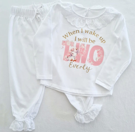 Personalised Unicorn PJs