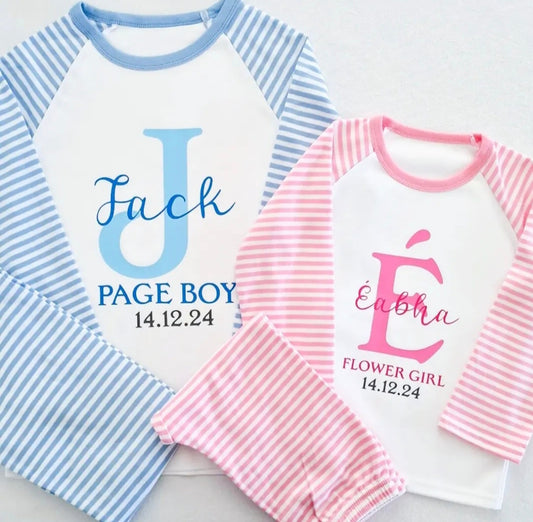 Personalised Flower Girl/Page Boy Pjs
